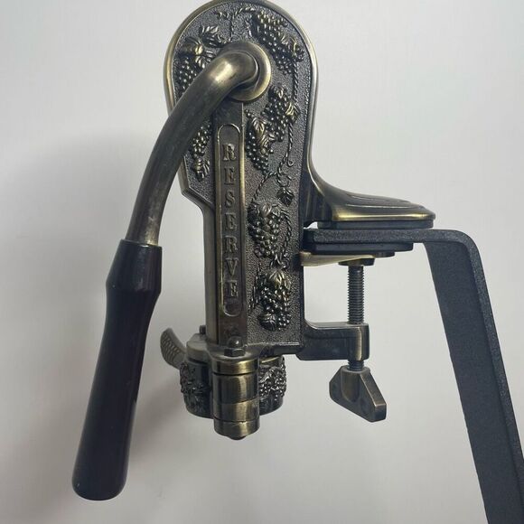 Vintners Reserve 24" Bar Top Wine Bottle Opener w/ Cork Screw & Table Top Stand - Picture 3 of 10